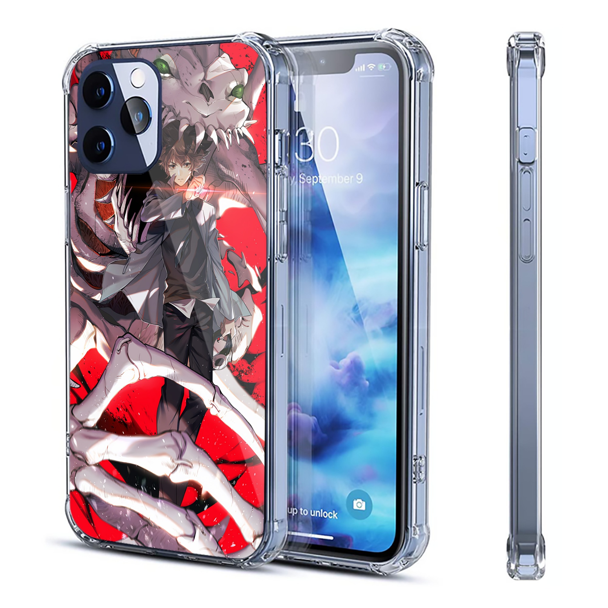 （画像用） Digimon デジタルモンスター/デジモン 【iPhone 12シリーズ対応】透明スマホケース（クリアソフトケース）